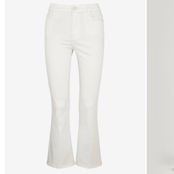 Frame Le Crop Mini Boot in Ecru Retail $298 From Neiman Marcus - Picture 1 of 11